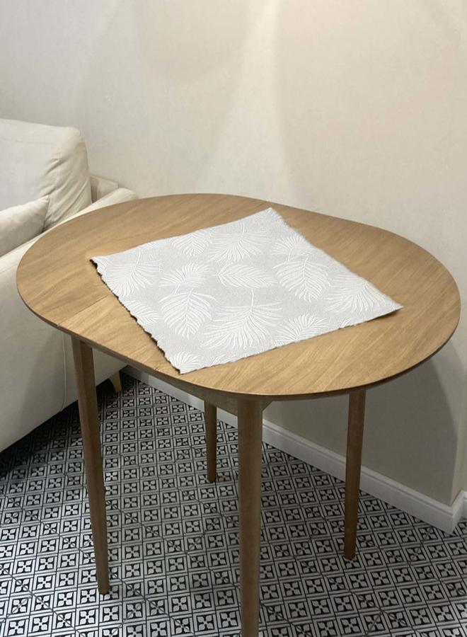  انتكس بيت الستائر مفرش طاولة من الكتان من انتكس هوم اناليا مناسب لتزيين الطاولة في غرف الاستقبال والمعيشة وغرف النوم - تصميم عصري - مجموعة من أربع قطع 60x60 cm - Image 1