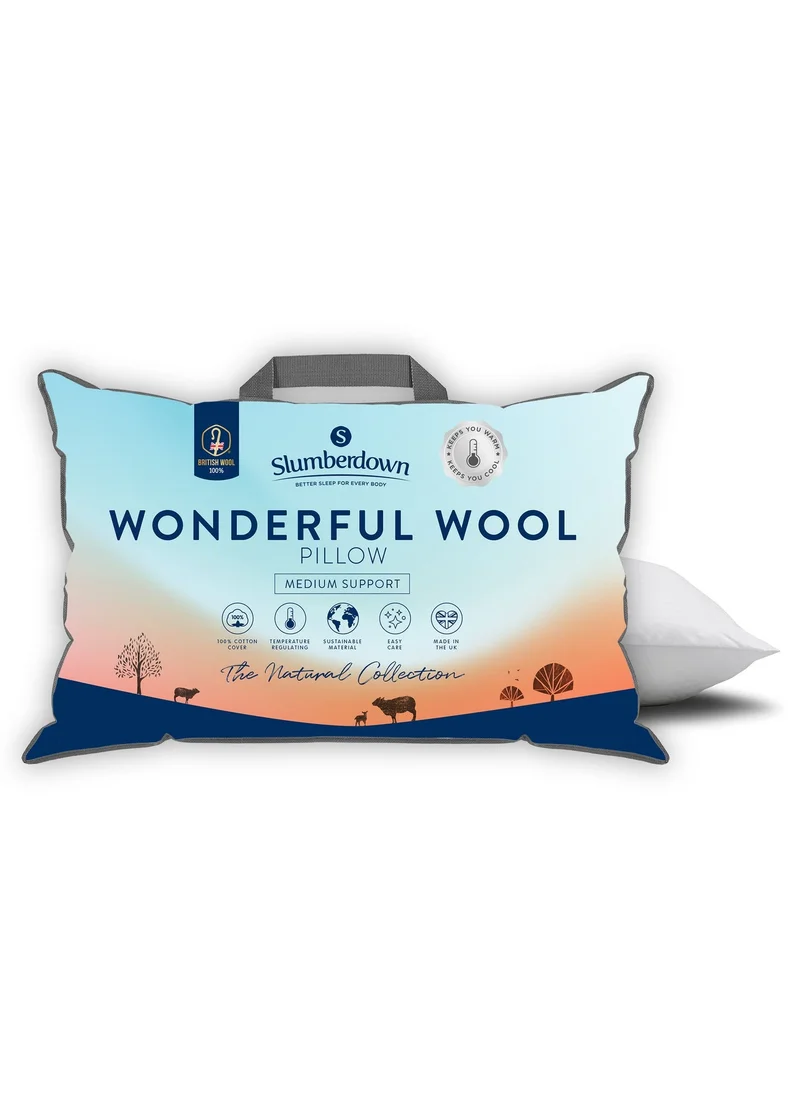 ماتلان Slumberdown Wool Pillow White