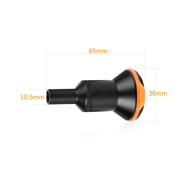 ORCATORCH D530V Aluminum Alloy Diving Video Light Snoot Underwater Dive Torch Snoot for Macro Photography and Videography Photography - Image 3