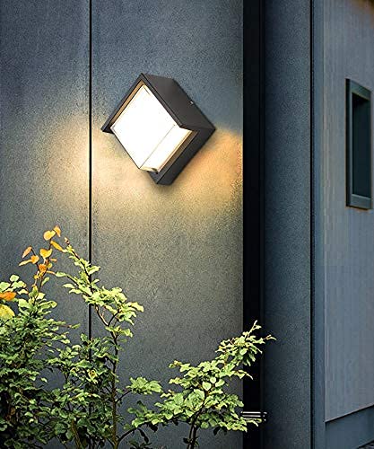 CITRA LED Outdoor Lamp Modern Wall Sconce Light Square 3000k Waterproof Wall Light (Warm White) - Image 1