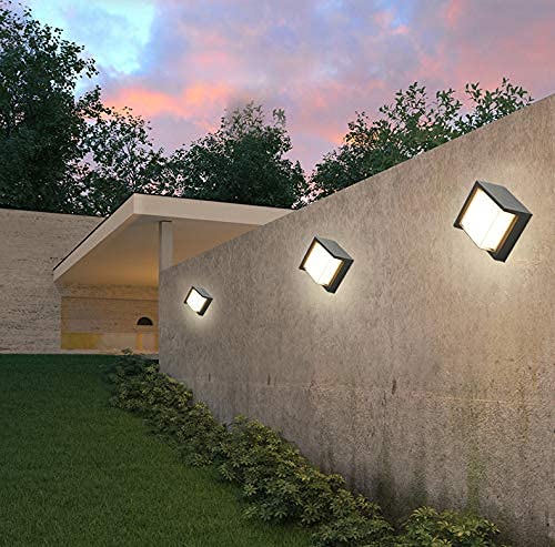 CITRA LED Outdoor Lamp Modern Wall Sconce Light Square 3000k Waterproof Wall Light (Warm White) - Image 2