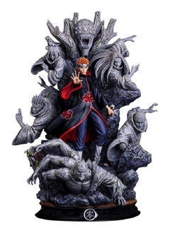 هالامودو ناروتو الظل النينجا CS Akatsuki تنظيم ستة مسارات الألم تمثال كبير من صنع يدوي  - Image 1
