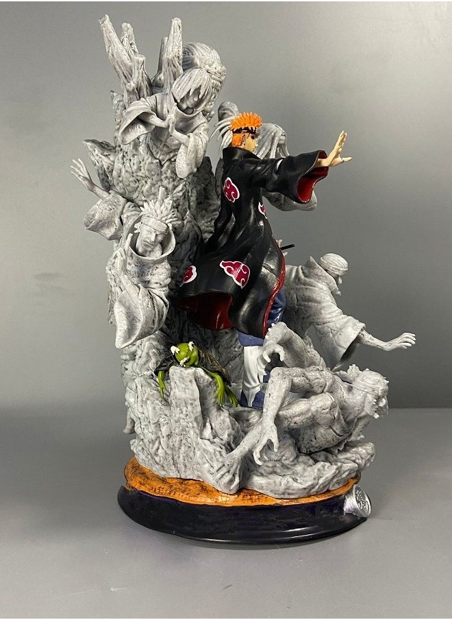 هالامودو ناروتو الظل النينجا CS Akatsuki تنظيم ستة مسارات الألم تمثال كبير من صنع يدوي  - Image 4