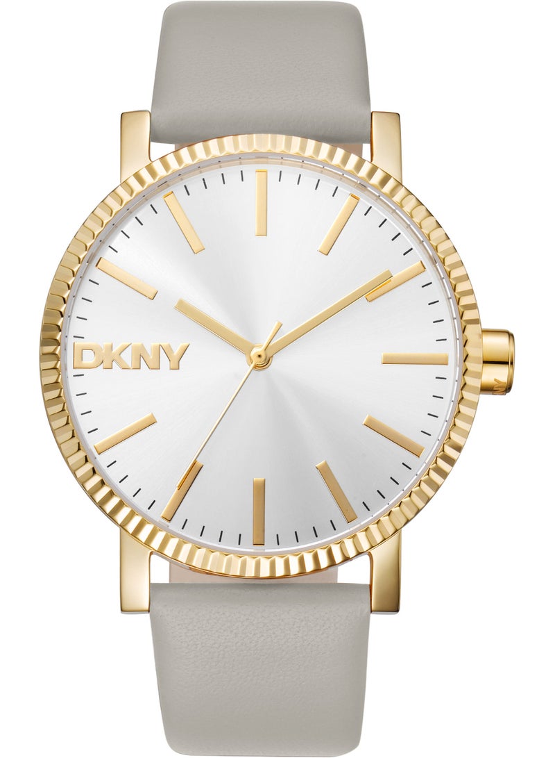 DKNY Soho Maxi Dk1L034L0025 - Leather Female Quartz 3 Hands - Image 1