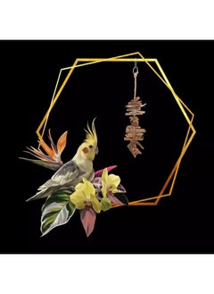 Zerodis Bird Wood Chew Toy, Bird Parakeets Chewing Toys Bird Chew Toys Bite Resistant Relieve Boredom Hanging Chewing Toys For Parrots  - Image 4