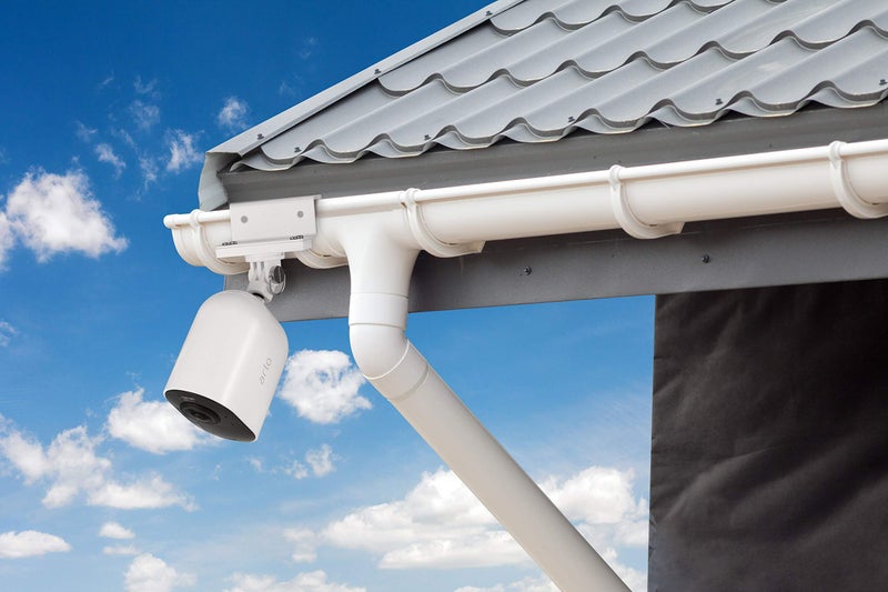 Wasserstein Weatherproof Gutter Mount - Compatible with Arlo Pro/Pro 2/Pro 3/Pro 4/ Pro 5S/HD/Ultra/Ultra 2 (2-Pack, White) - Image 5