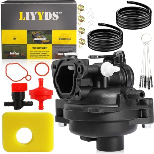 LIYYDS 799583 Carburetor Kit Compatible with Briggs and Stratton 590556 591109 591160 591979 593261 595656 798674 300E 450E 500E 550E 550EX 08P500 08P502 09P602 09P702 Lawnmower - Image 1