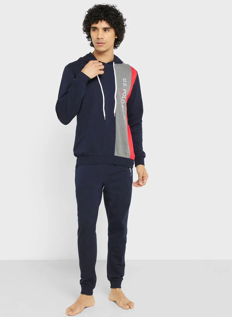 U.S. Polo Assn. Crew Neck T-Shirt Pyjama Set