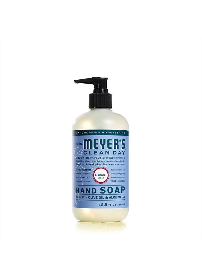 Mrs. Meyer's Clean Day Mrs. Meyer's Hand Soap, Made with Essential Oils, Biodegradable Formula, Bluebell, 12.5 fl. oz - Image 1