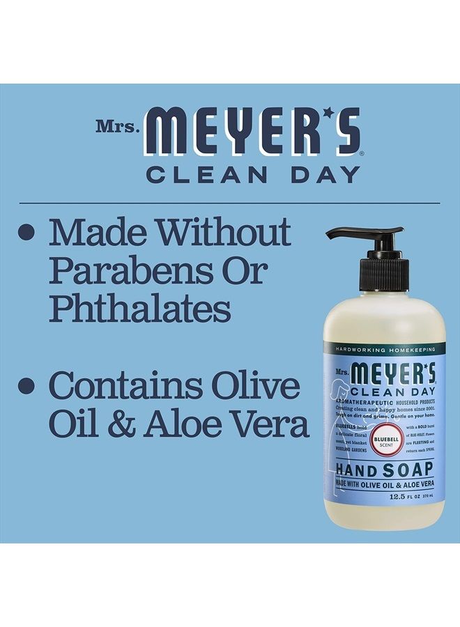 Mrs. Meyer's Clean Day Mrs. Meyer's Hand Soap, Made with Essential Oils, Biodegradable Formula, Bluebell, 12.5 fl. oz - Image 4