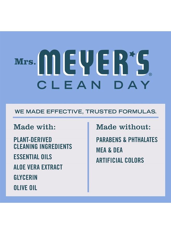 Mrs. Meyer's Clean Day Mrs. Meyer's Hand Soap, Made with Essential Oils, Biodegradable Formula, Bluebell, 12.5 fl. oz - Image 5