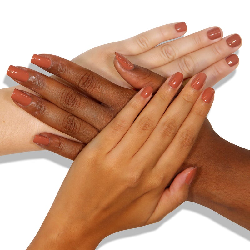 LONDONTOWN lakur Nail Polish - Chip-Resistant, Non-Toxic, Conditions & Hydrates Nails | Glossy Tawny Brown, Pecan Pie, .40 fl oz - Image 5