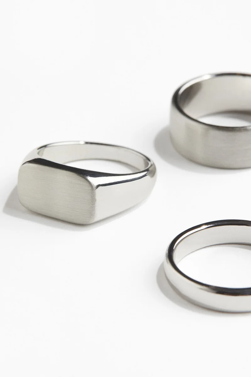 H&M 3-pack rings