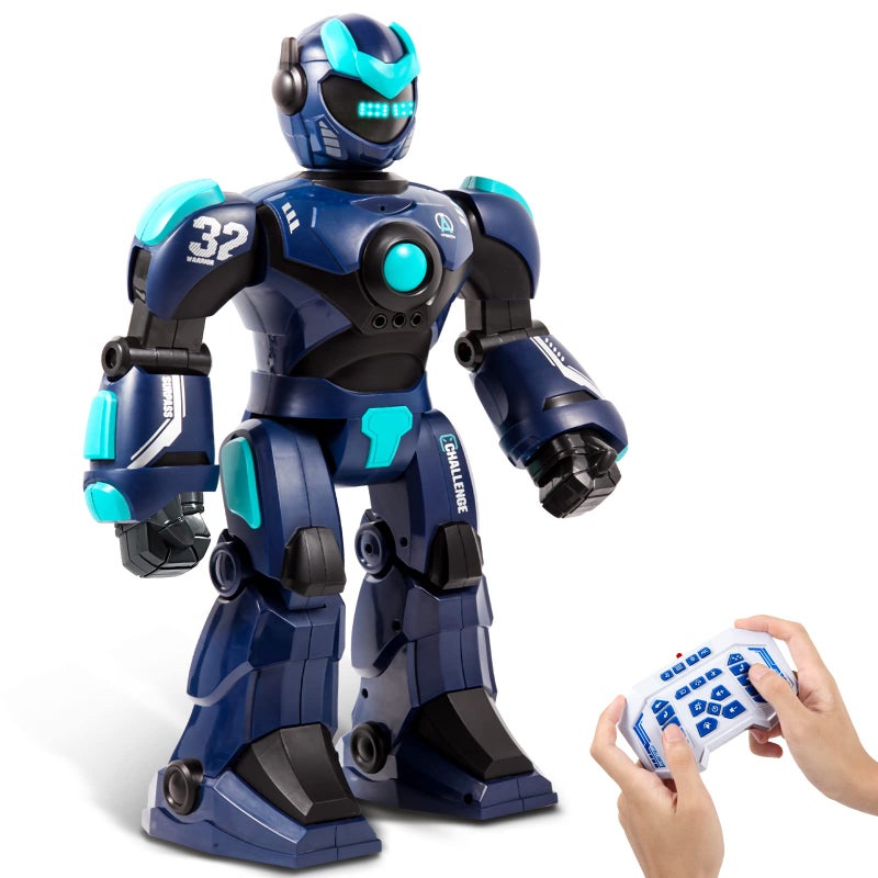 HPROMOT RC Robot Toy for Kids Remote Control RobotToy Smart Gesture Sensing Rechargeable Programmable Robot Walking Dancing Singing Chirstmas Gift for 315 Years Old Boys Girls - Image 3