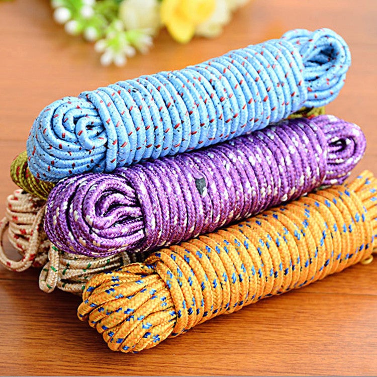 10m Multipurpose Clothesline Anti-slip Windproof Random color bulk 
