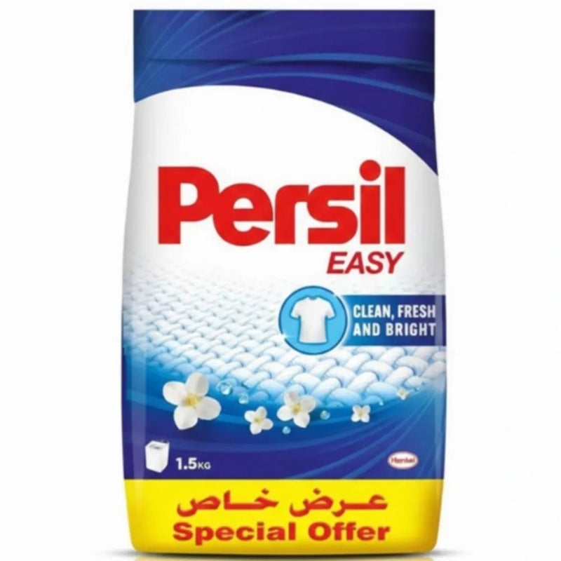Persil Easy Laundry Detergent Powder For Clean Fresh And Bright Clothes- 1.5kg
