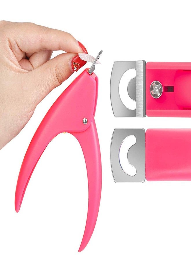 NAILWIND Polygel Nail Forms, 12Pcs Nail Tips Clip for Quick Building Polygel Nail Forms Nail Clips for Polygel Finger Nail Extension UV LED Builder Clamps Manicure Nail Art Tool with 1Pcs False Nail Tip clipper - Image 2