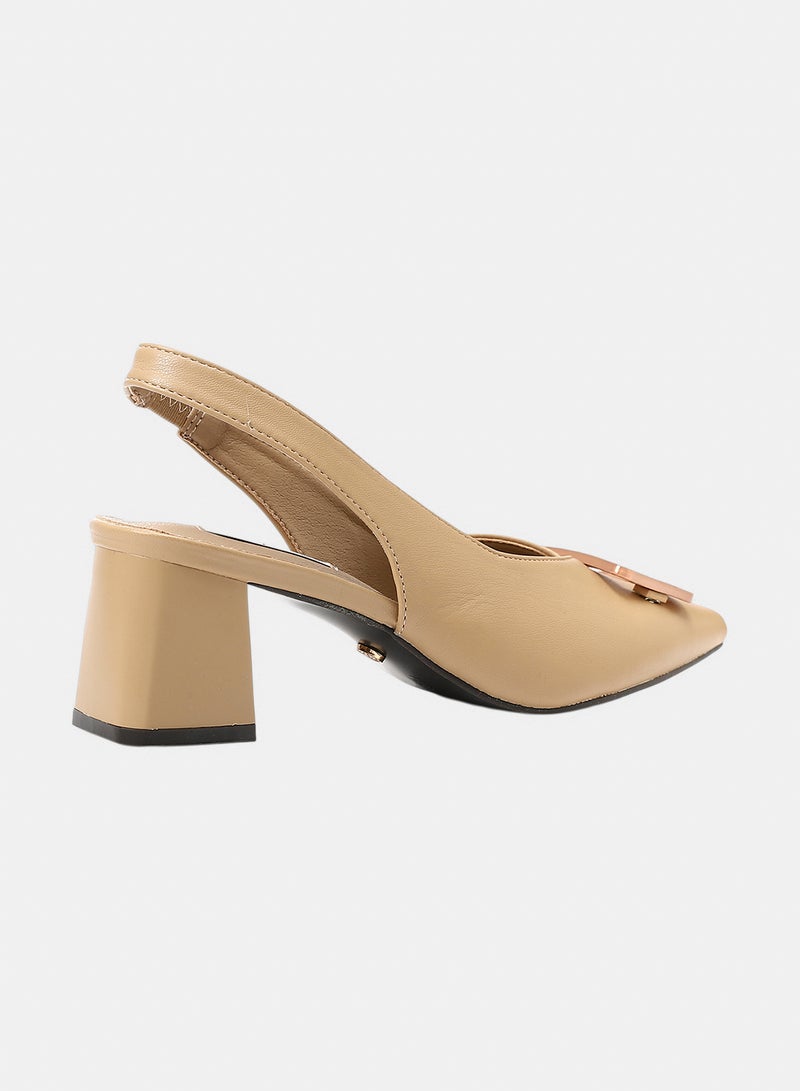 Dejavu Shoes JAL-DJTX-020 Premium Faux Leather Upper Heels -  For Women - Image 3