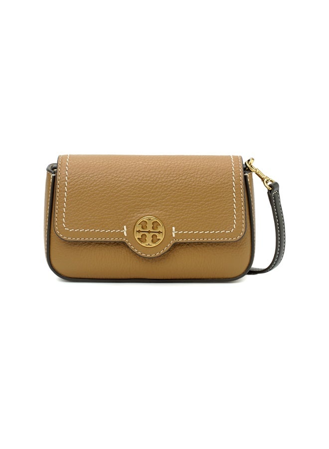Tory Burch Tory Burch, pebbled flap closure, cross-body bag, tote bag, messenger bag - Image 1