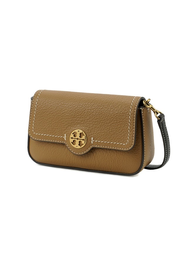 Tory Burch Tory Burch, pebbled flap closure, cross-body bag, tote bag, messenger bag - Image 4