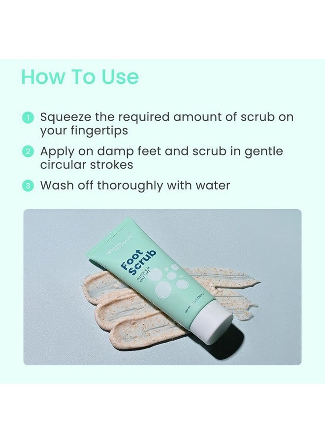 Earth Rhythm Foot Scrub With Pumice & Sea Salt | Relaxes Feet, Smoothens Rough Skin, Lightens Tan | Unisex - 100Gm - Image 4