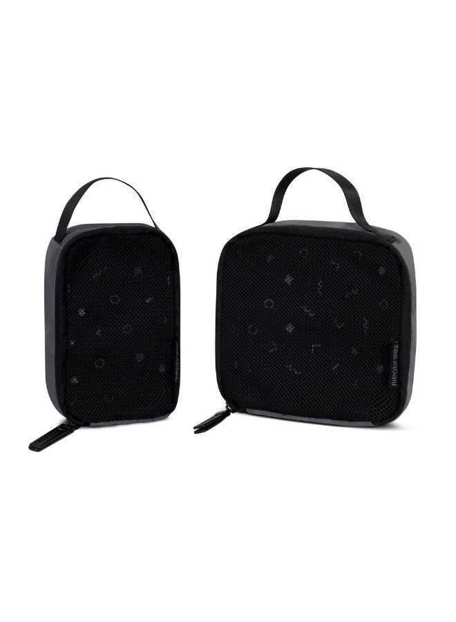 Neobreez 2-Pack Portable Mesh Baby Diaper Organizer Pouches  | Reusable,  Washable Storage Bags for Cosmetics, Toiletries, Baby Stuffs | Baby Travel Organizer Bag - Image 1