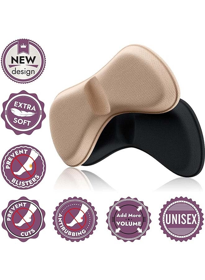 اترجسز بطانات قبضة الكعب حماية الكعب (12 جهاز كمبيوتر شخصي) وسادة الكعب للأحذية الفضيحة ، بطانات الكعب اللاصقة الذاتية ، تحسين الوحدة الداخلية لمنع انزلاق الكعب والنفقات (MHP-12) - Image 2