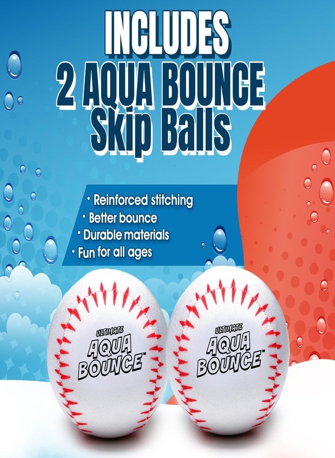 Activ Life Ultimate Larger 3” Size Skip Balls (Baseball) Beach Pool Toys for Kids Ages 8-12 Year Old Boys Girls Summer Gifts for Teens Family Fun Water Games Adult Men Women Best Birthday Present - Image 3
