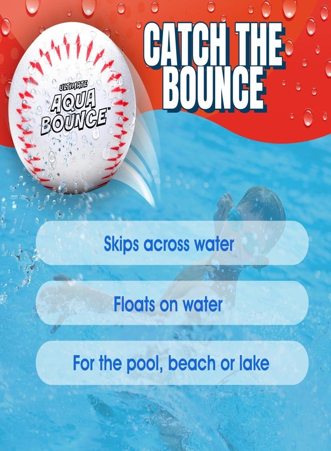 Activ Life Ultimate Larger 3” Size Skip Balls (Baseball) Beach Pool Toys for Kids Ages 8-12 Year Old Boys Girls Summer Gifts for Teens Family Fun Water Games Adult Men Women Best Birthday Present - Image 5