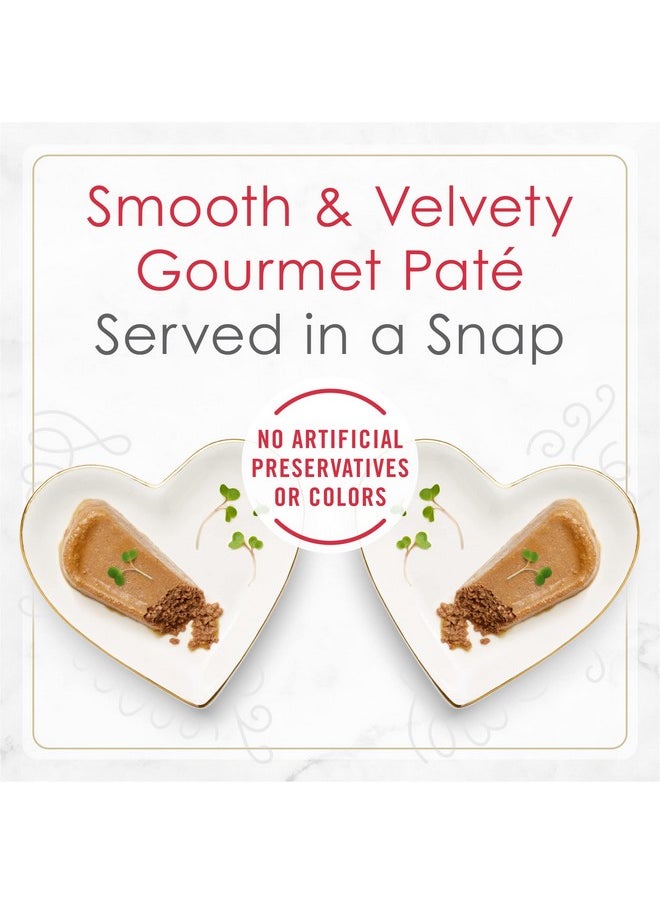 Fancy Feast - Y Feast Gourmet Pate Wet Cat Food, Petites Tender Beef Entree  (Pack Of 12) 2.8 Oz. Tubs - Image 1