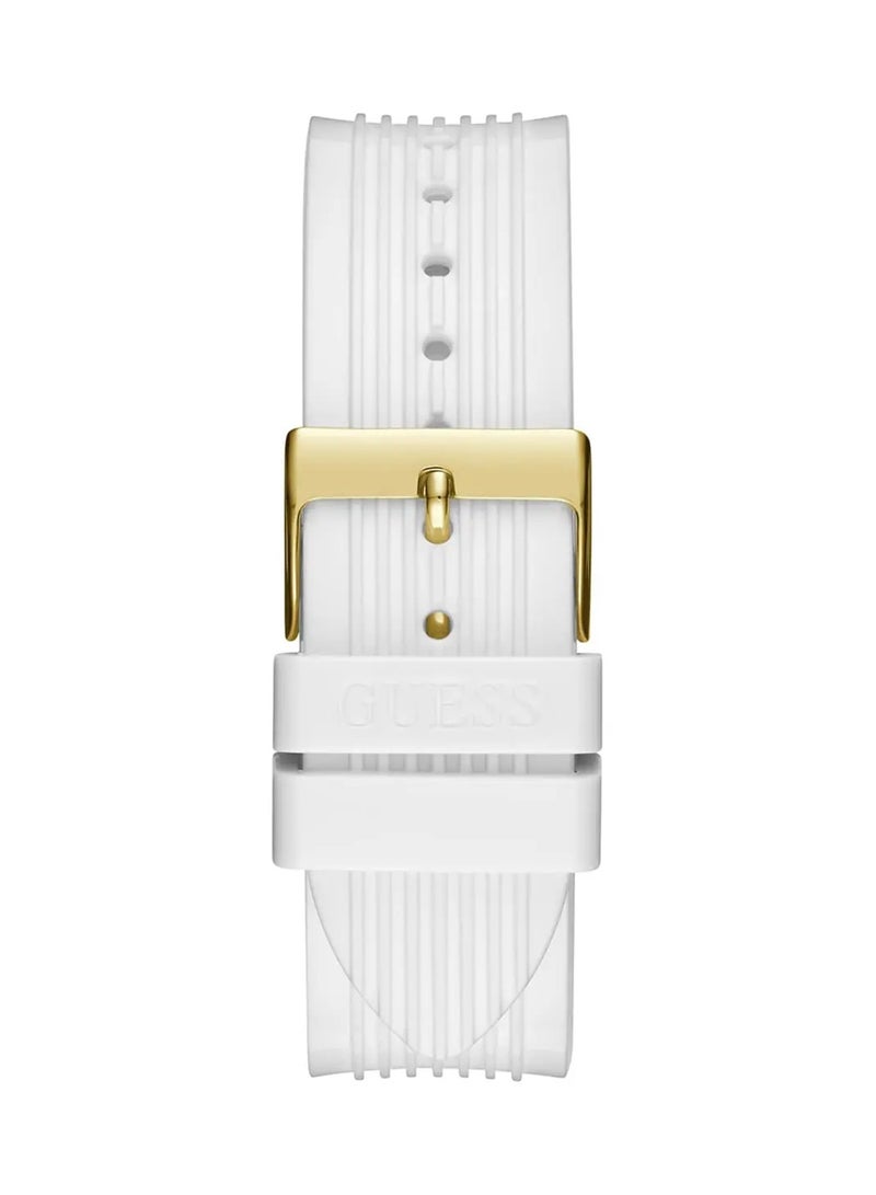 GUESS Ladies Athena Analog Gold Tone Case Quartz Watch GW0409L2 - 39mm - Image 3