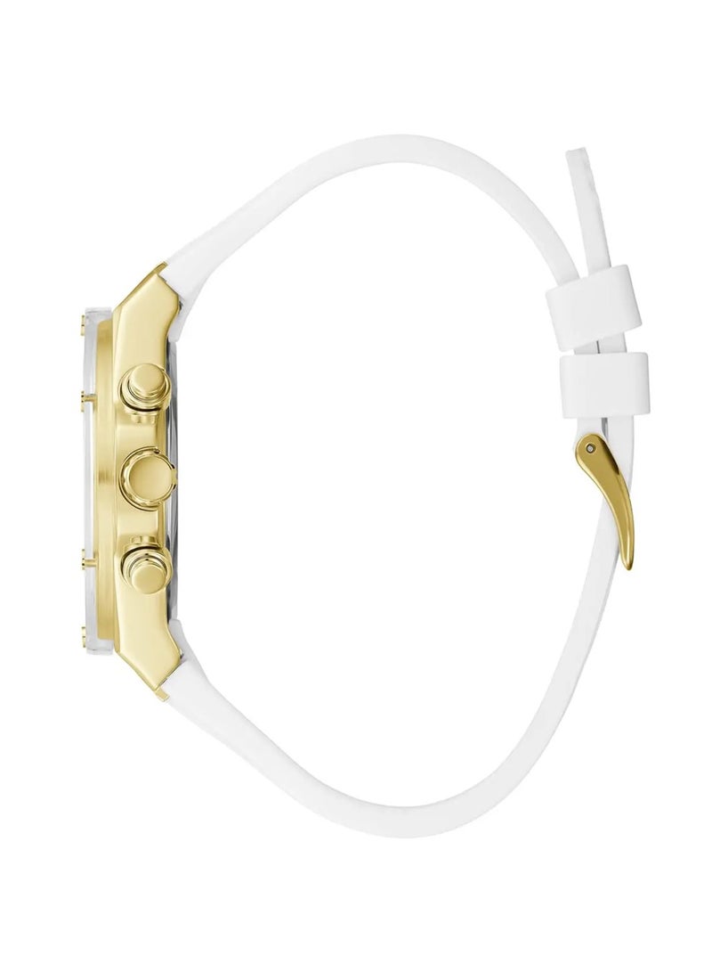 GUESS Ladies Athena Analog Gold Tone Case Quartz Watch GW0409L2 - 39mm - Image 2