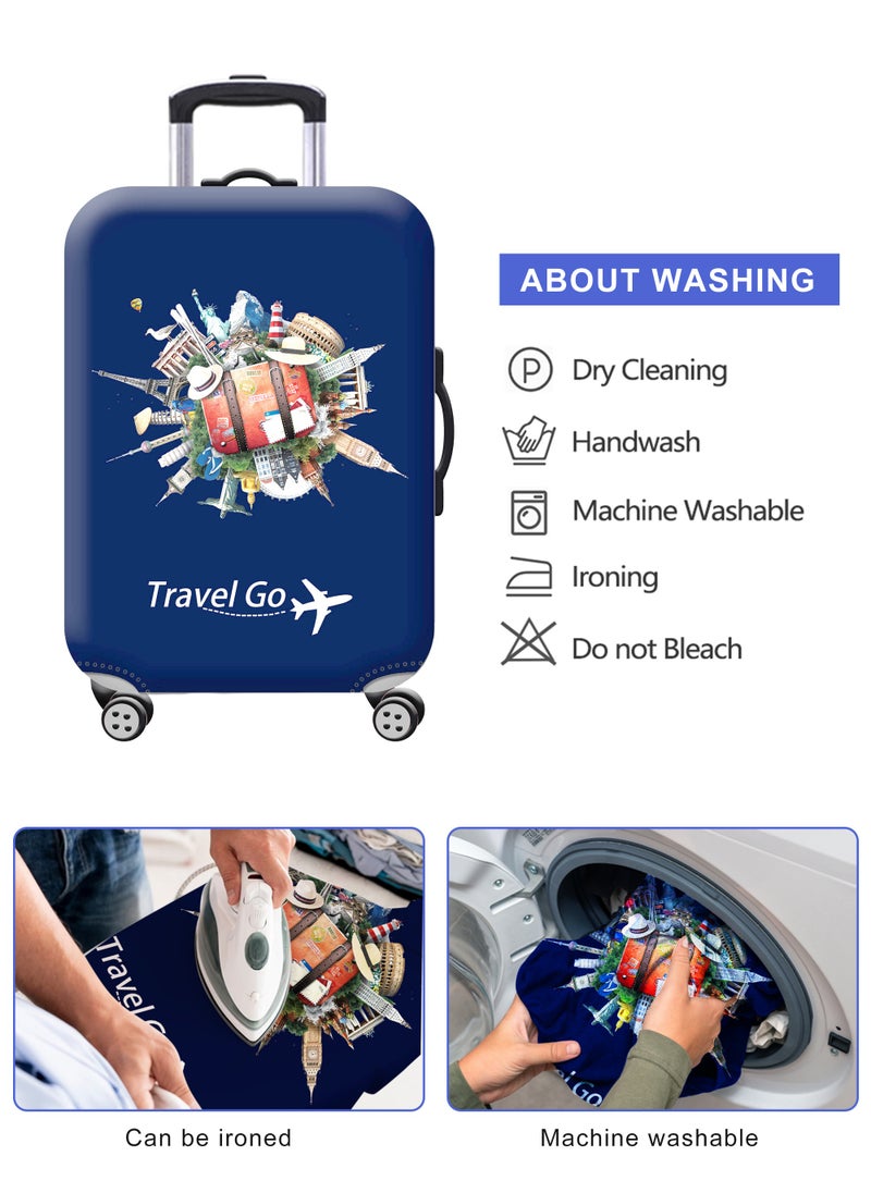 URbazaar Elastic Travel Luggage Cover Travel Suitcase Protective Cover for Trunk Case Apply to 18-30 inch luggage Suitcase Cover  - Image 2