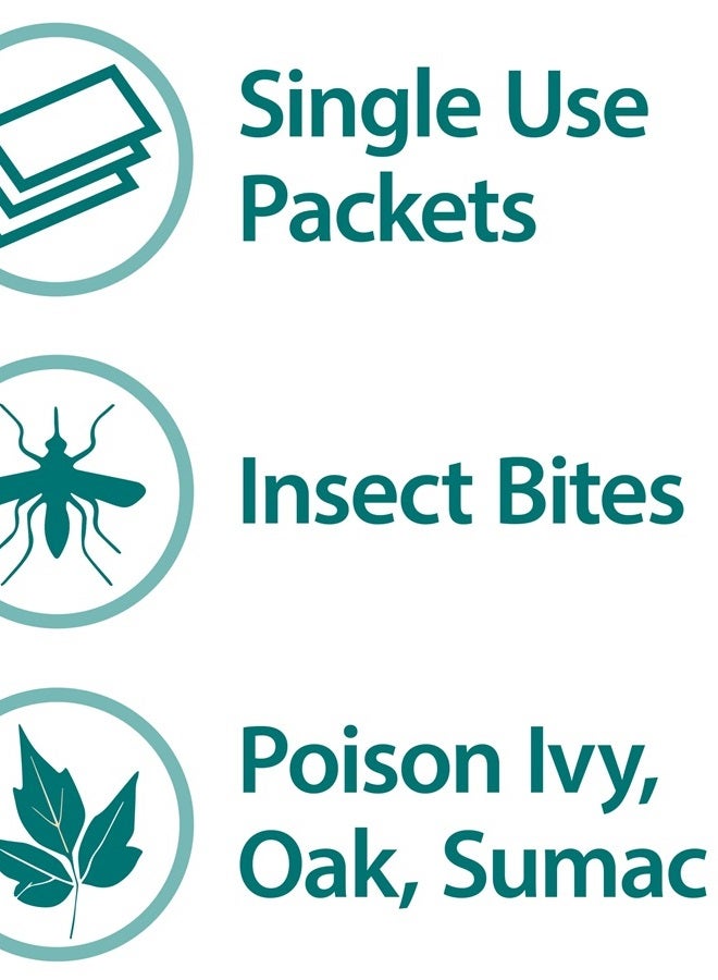 Globe (Box 25 Hydrocortisone 1% Maximum Strength Cream, (0.9g Packet) Anti-Itch Cream for Redness, Swelling, Itching, Rash, Bug Bites, Eczema, More - Image 2