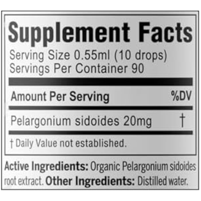 ACTIVATION Perfect Immune Drops Liquid Supplement 1.7 fl oz (50ml) | Pelargonium Sidoides Herbal Extract | Vegan Non-GMO | Plant-Based Liquid for Daily Wellness Support | Easy Mix with Water - Image 5