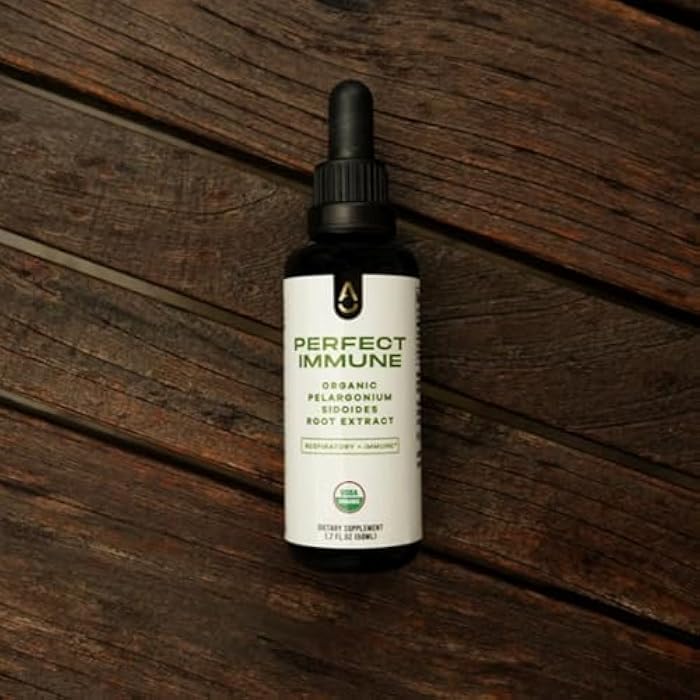 ACTIVATION Perfect Immune Drops Liquid Supplement 1.7 fl oz (50ml) | Pelargonium Sidoides Herbal Extract | Vegan Non-GMO | Plant-Based Liquid for Daily Wellness Support | Easy Mix with Water - Image 4
