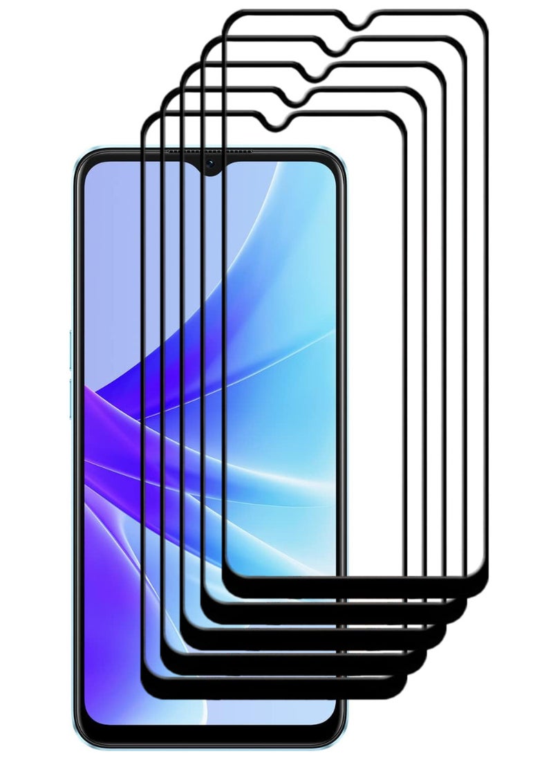 ACLIX 5 Pieces Antistatic ESD Dustproof Premium Quality High Definition Tempered Glass Screen Protector Designed For Oppo A77 4G - Image 1