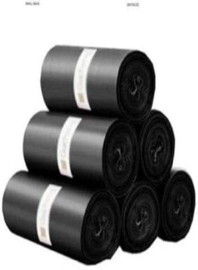 SWAB أكياس قمامة بلاستيكية من SWAB (19 × 21 بوصة، أسود) 120 كيسًا، عبوة من 4 أكياس - Image 1