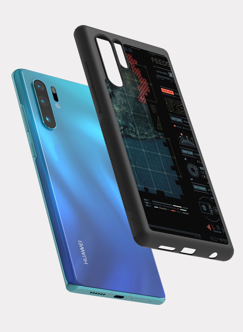 بكسلات كفر هواوي بي 30 برو خريطة عسكرية ازرق - Image 2