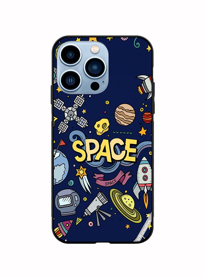 VR CREATIVE Protective Case Cover For Apple iPhone 14 Pro Max Space Design Multicolour - Image 1