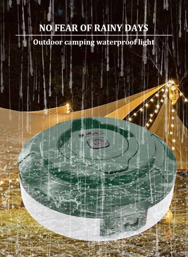 10M LED camping light string with application control function, rechargeable, multi-color and waterproof, suitable for outdoor tents and garden party decorations. - Image 5