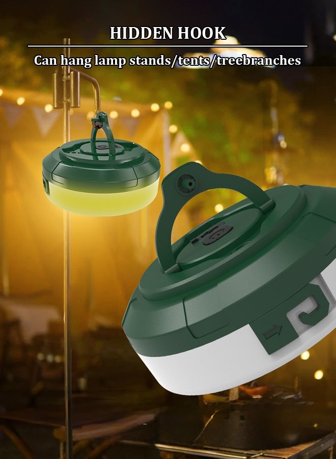 10M LED camping light string with application control function, rechargeable, multi-color and waterproof, suitable for outdoor tents and garden party decorations. - Image 3