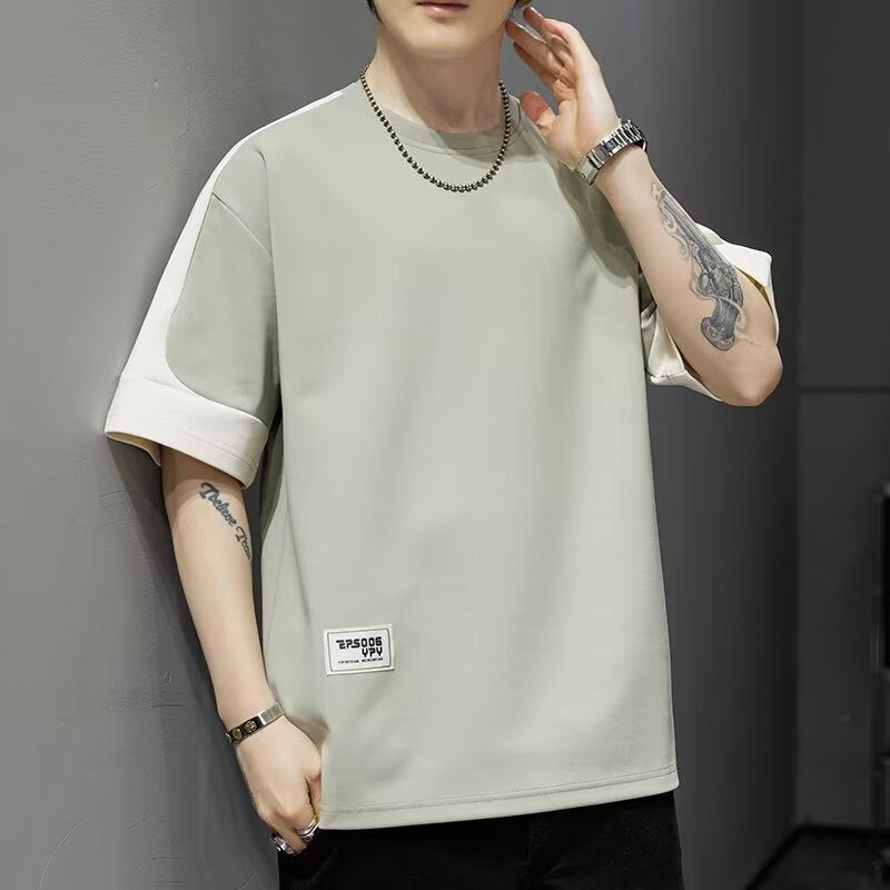 Japanese Niche Design Sense Men'S Fashionable Brand Loose Half-Sleeve T-Shirt For Teenagers Casual Half-Sleeve Top - Image 5
