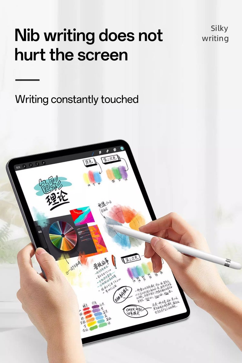 Hiras 6 Pcs Replacement Pencil Tips for Apple Pencil Pro/1st/2nd Gen/USB-C, Apple Pencil Nibs Compatible with iPad Pro/Air/Mini, Logitech Crayon & Digital Stylus - Wear-Resistant Silent Fine Nibs with Portable Case - Image 4