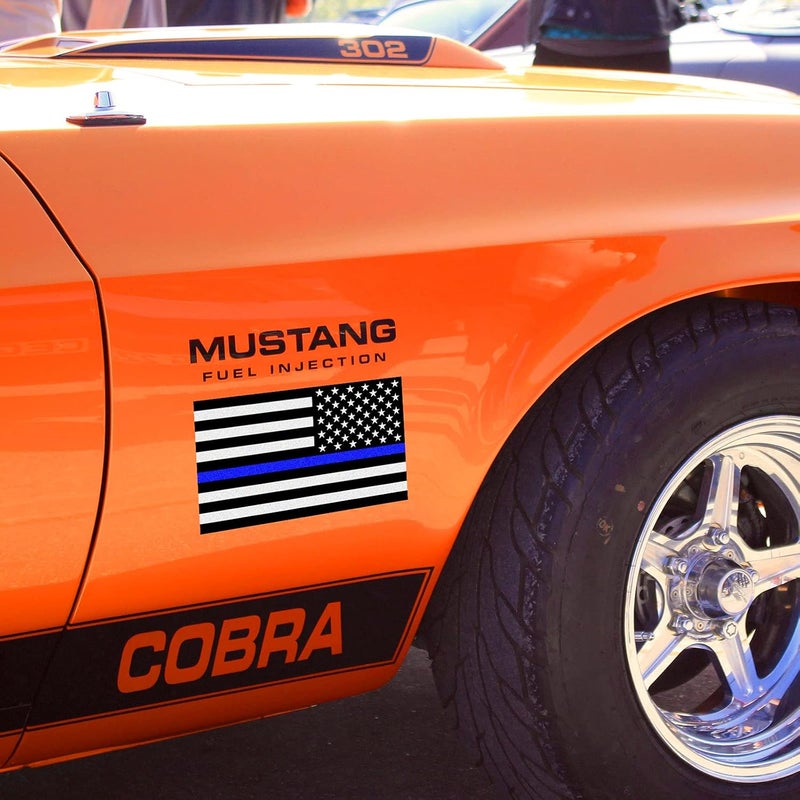 Creatrill Reflective Thin Blue Line Decal Set - Image 5