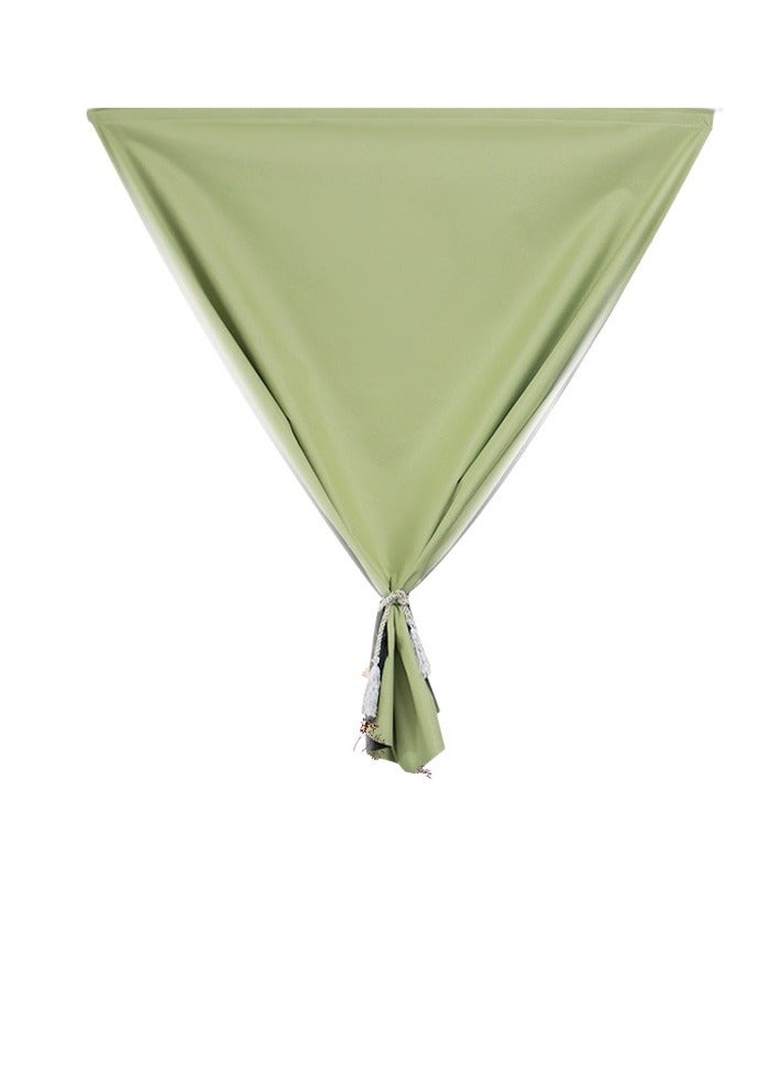 ستائر تعتيم خضراء مع شريط لاصق ذاتي، تركيب سهل بدون حفر، عزل حراري وحجب لأشعة الشمس لغرفة النوم وغرفة المعيشة، 140×120 سم - Image 3