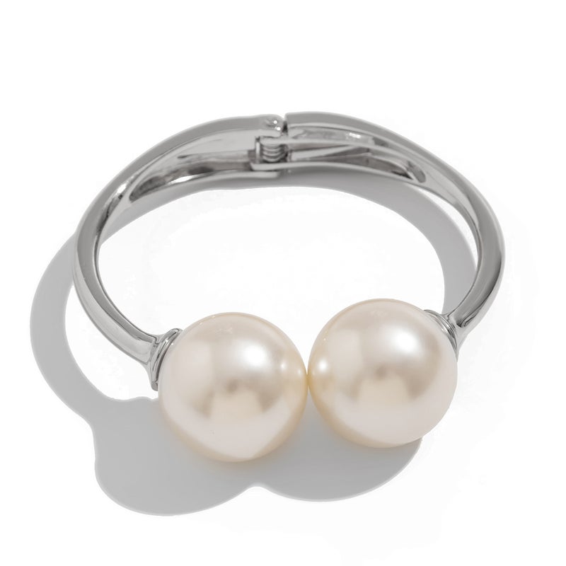 SHIXIN European and American Cross-Border Jewelry Set - Layered Style, Water Drop Design, Glossy Alloy Bracelet - Image 5