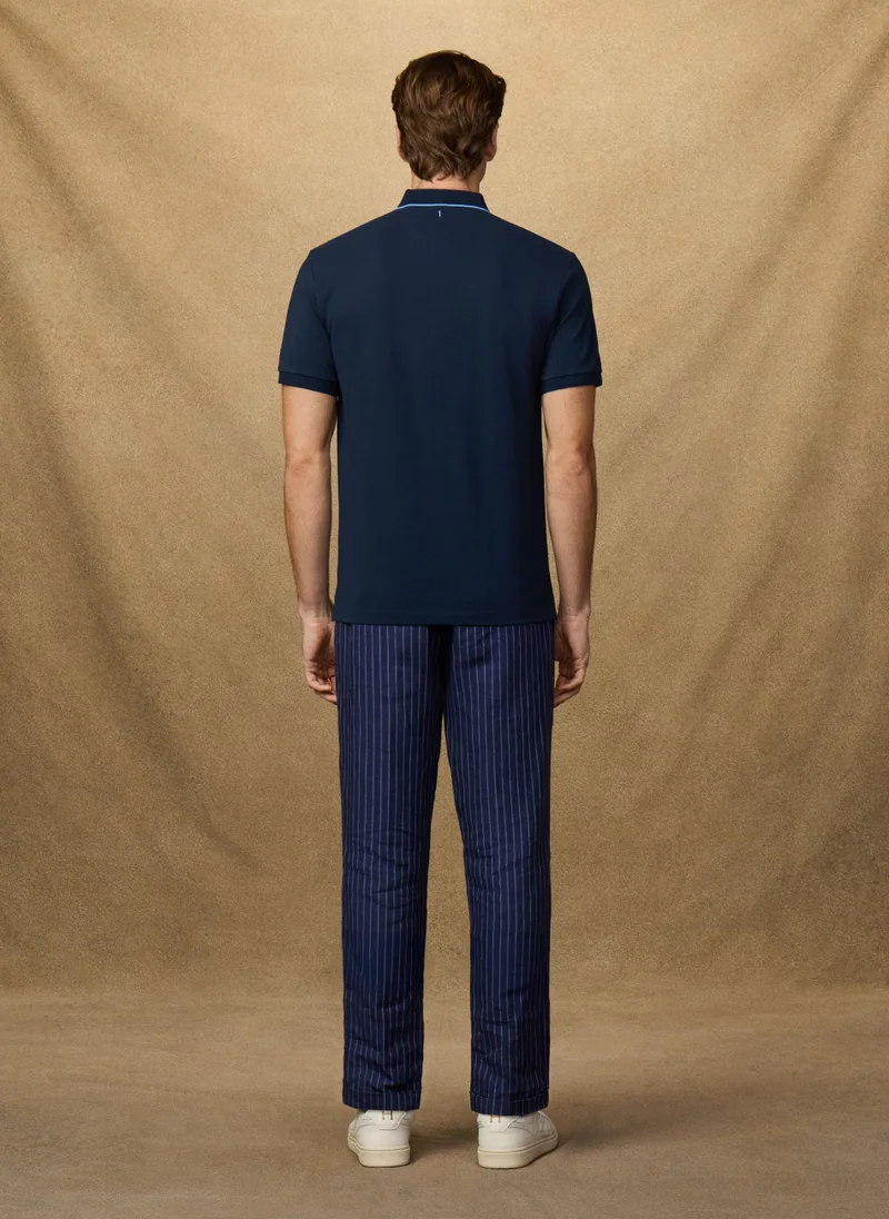Hackett  Classic Fit Short Sleeve Number Polo for Men | Best Price UAE