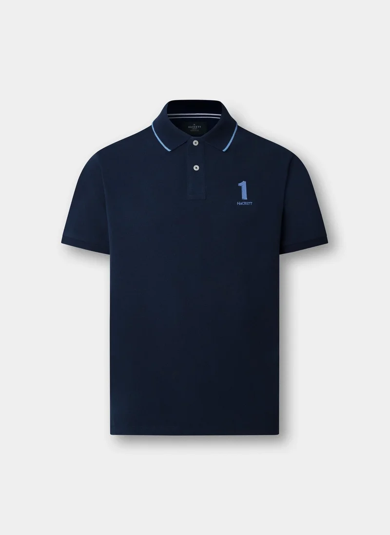 هاكيت Classic Fit Short Sleeve Number Polo