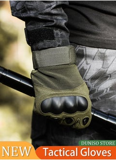 Tactical gloves, training and fitness long finger gloves, wear resistant and non slip, suitable for cycling, outdoor exercise, hiking, hunting, XL